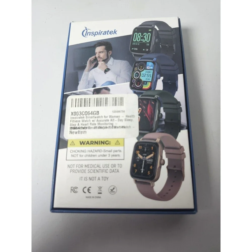 Inspiratek Smart Watch Pink Women's Not For Medical Use